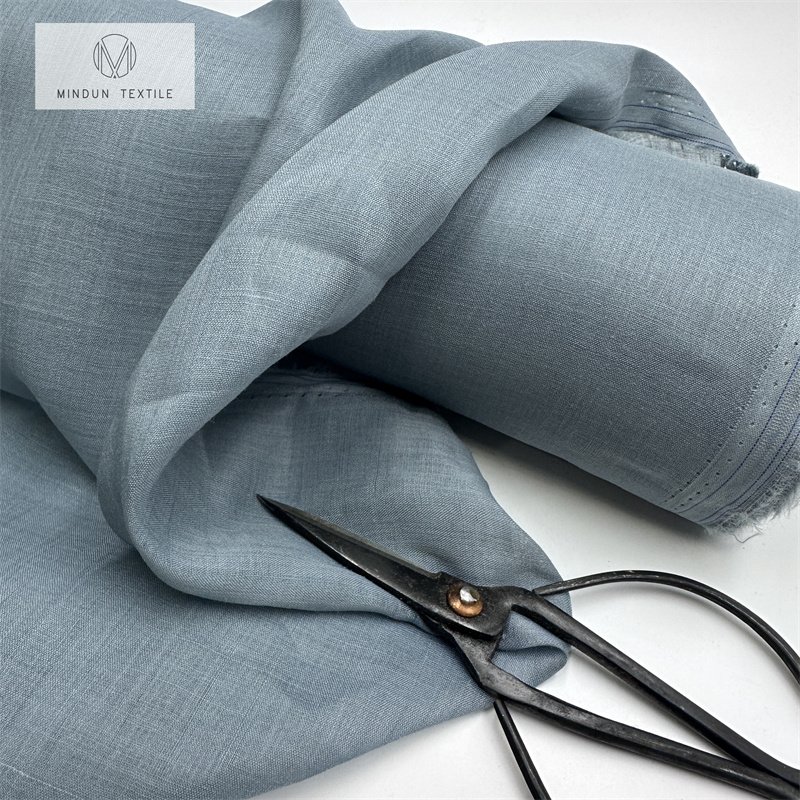 Mindun 60gsm Fabric 100 Woven Ramie For Shawl Sari