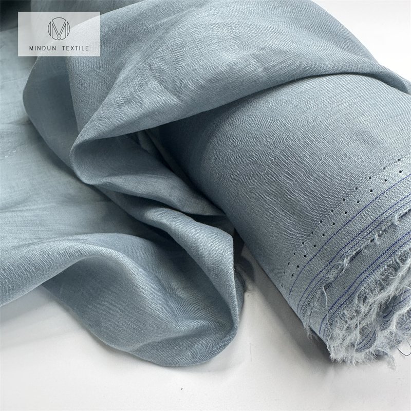 Mindun 60gsm Fabric 100 Woven Ramie For Shawl Sari