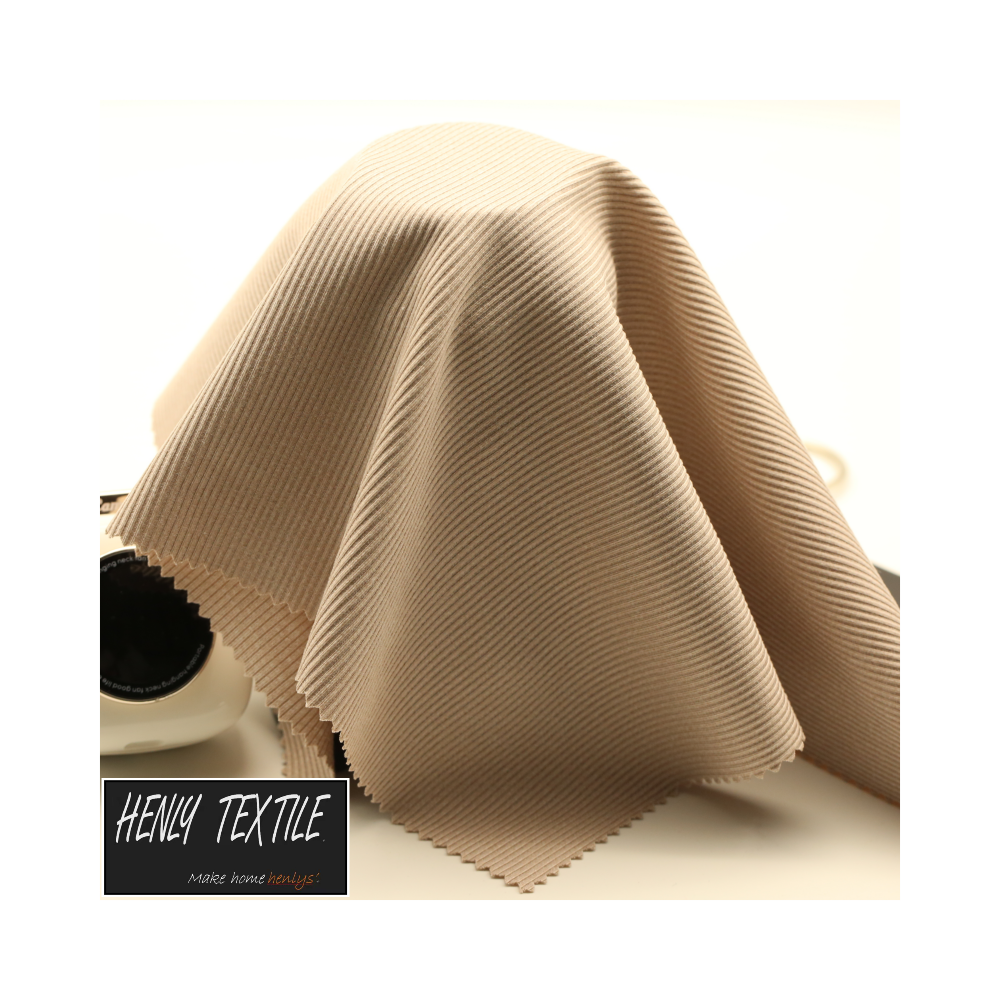 HT230633 82%POLYESTER 18%ELASTANE 290GSM RIB FABRIC FOR CUFF