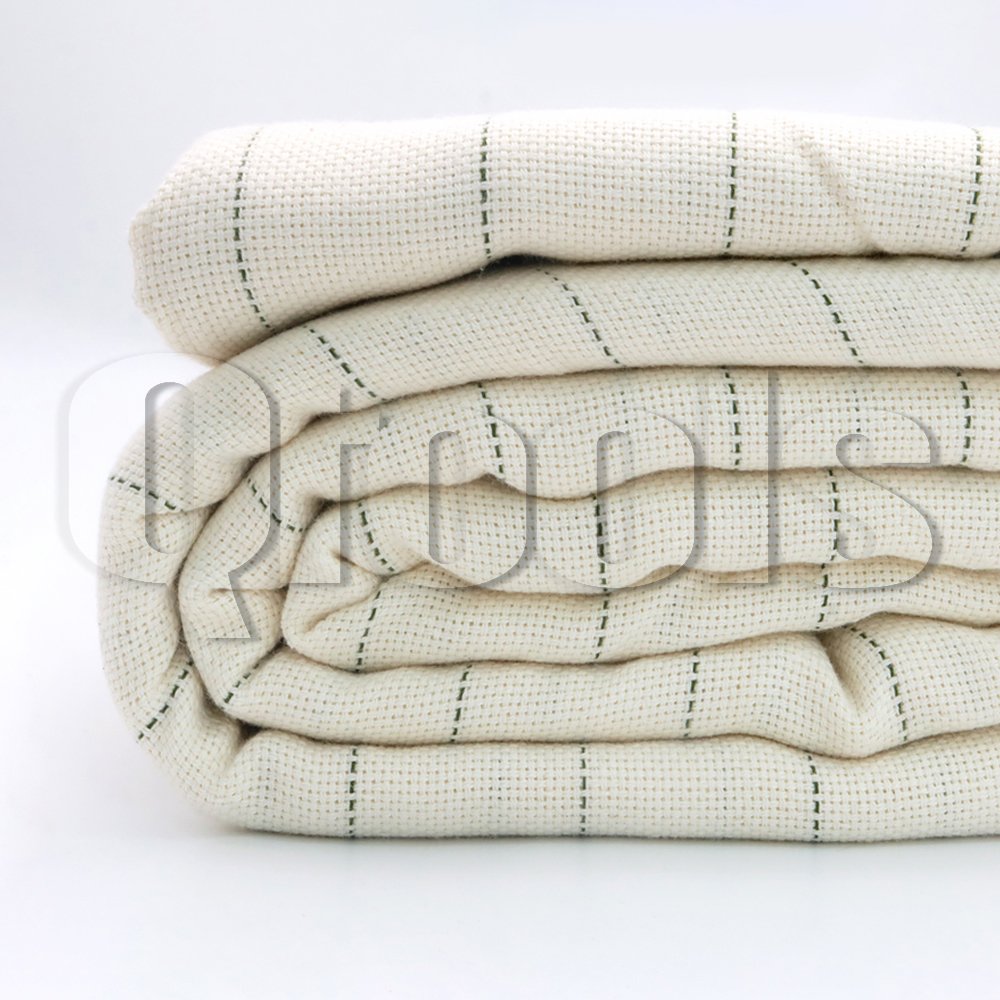 White Embroidery Roll Cotton Poly Carpet Backing Tufting Fabric Primary Monks Tufting Cloth For Tufting Gun