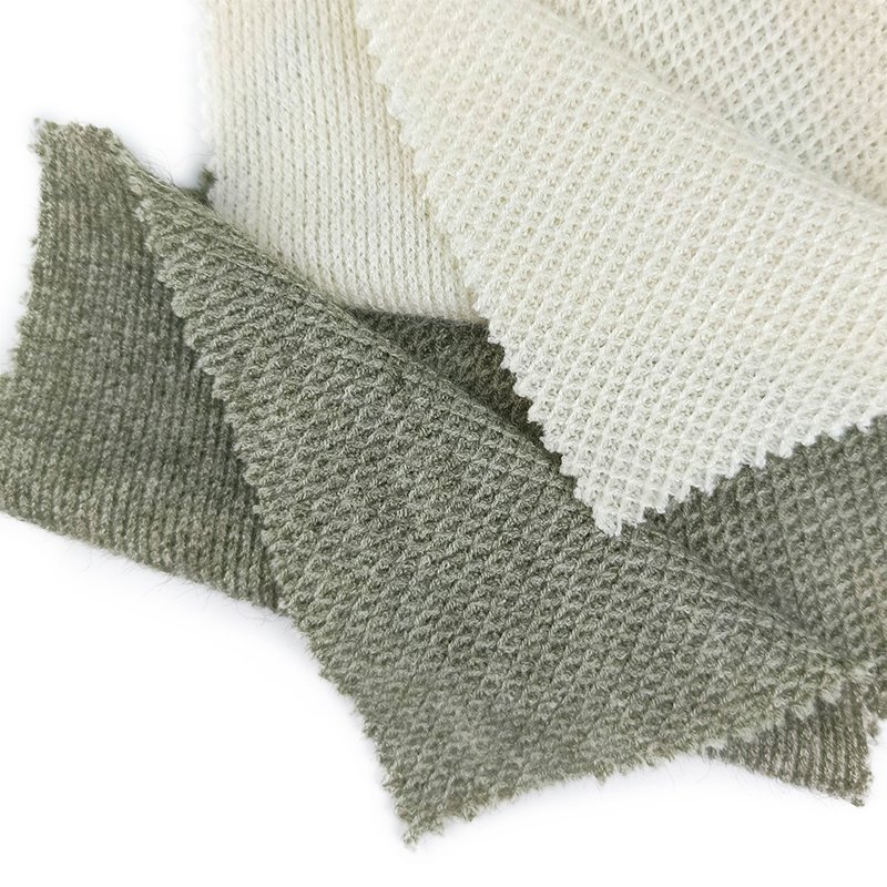 WHOLESALE CASHMERE NYLON RAYON POLYESTER JACQUARD TEXTILE ANGORA FABRICS TELAS FOR WOMAN WINTER SWEATERS