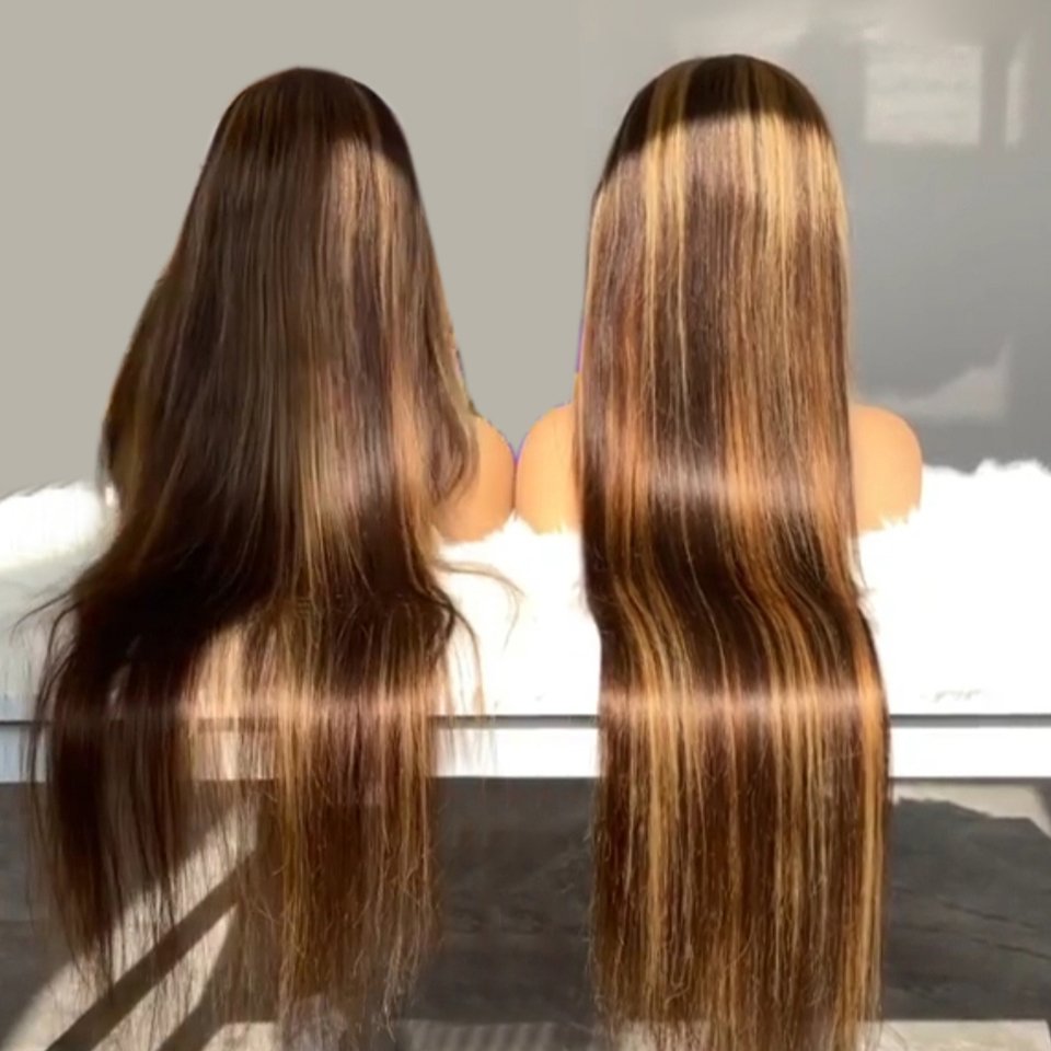 Wholesale Highlight Glueless Raw Hd Full Lace Frontal Wig Pre Pluck Piano Virgin Human Hair Wigs Closure Wigs For Women