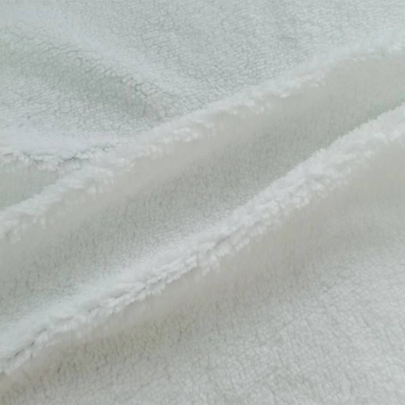 Custom hot selling 100% polyester single sided knitting soft sherpa fleece fabric for winter blankets