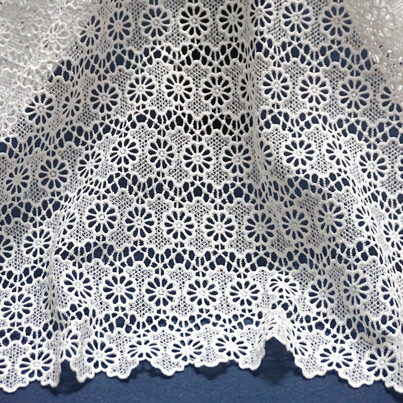 Children's Clothing Apparel Accessories Milk Silk Water Soluble Lace Embroidered Full Dressdiy Factory Direct Sales