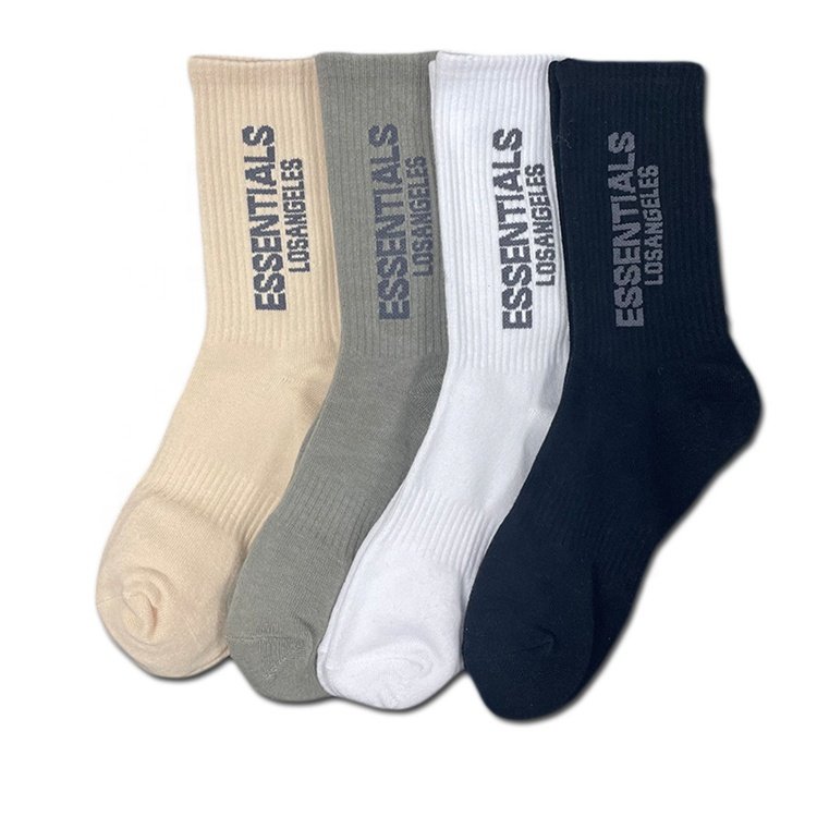 Hip Hop Skateboard Socks Japanese Style Calabasas Letter Couple Lovers Sport Socks Casual Cotton Ribbed Socks