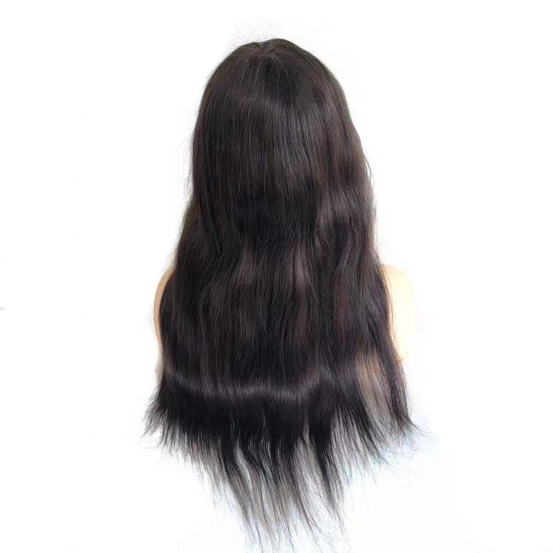 HQ Durable Lace Front Mono Wig Human Hair Long Wigs For Black Women High Density Extensions