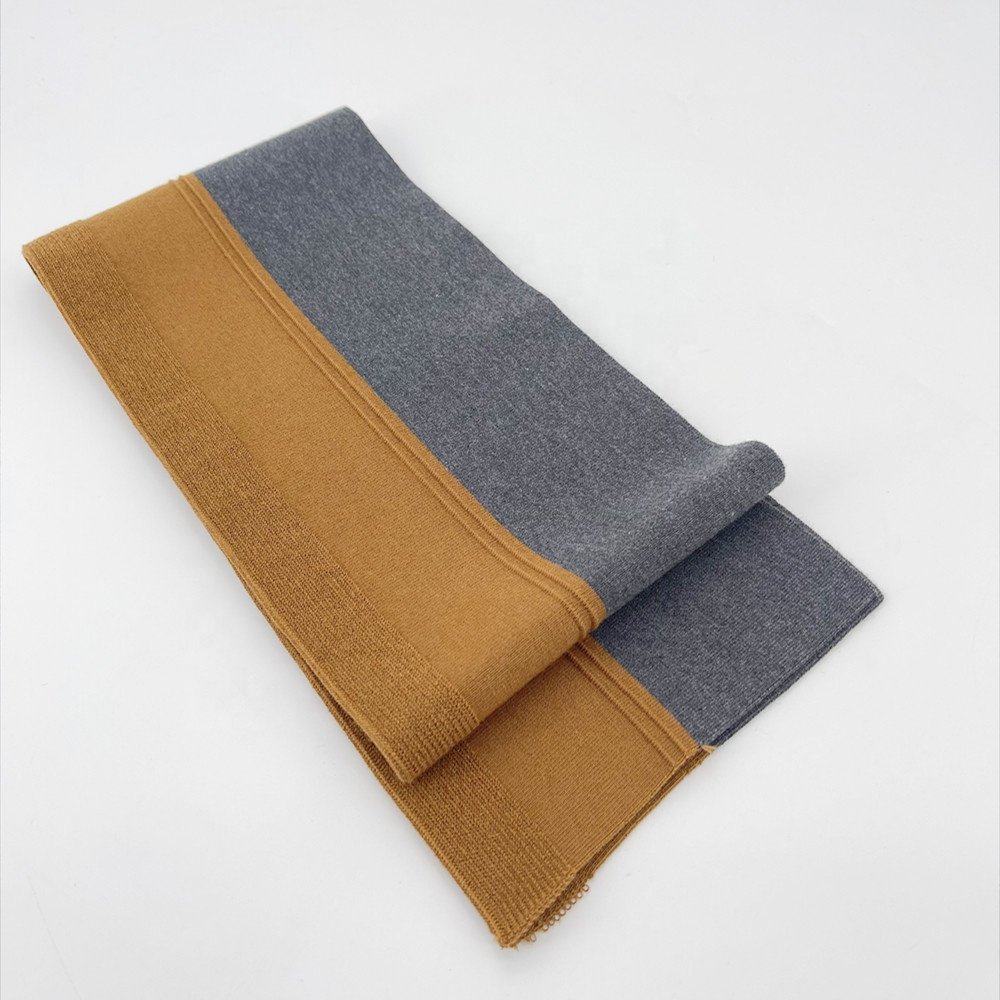 1x1 rib fabric 96 cotton 4 elastane knitted rib for cuff and collar for jacket