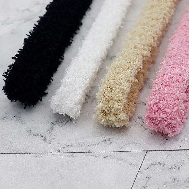 Hot selling 15mm extra wide AF Caterpillars thick Fuzzy shoelaces Flat Fat SB Dunks Low canvas Sneakers Fluffy Shoe Laces