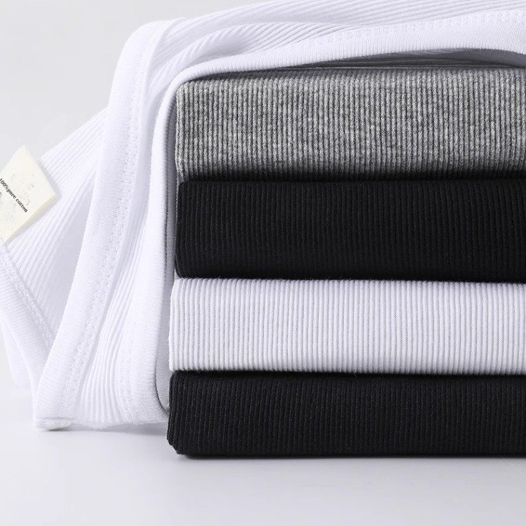 Summer Tank Top Men's Casual Knitted Gym T-Shirt Rib soft material Sleeveless Vest Elastic Slim Tank tops Men