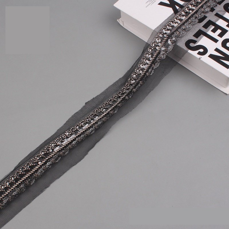 New Crystal Lace Ribbon Beaded Garment Accessories Wedding Dress Headwear Luggage Shoes Collar Hair Accessories Diy Accessories