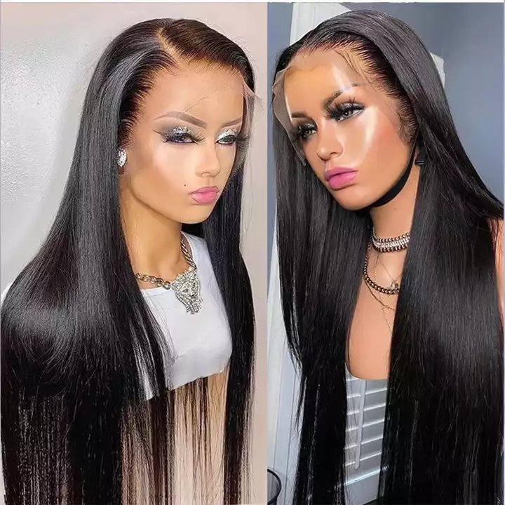 Wholesale Quality HD Lace Frontal Wig Peruvian Hair Straight 13X4 Lace Front Wigs Cuticle Aligned Virgin Hair Extension Wig