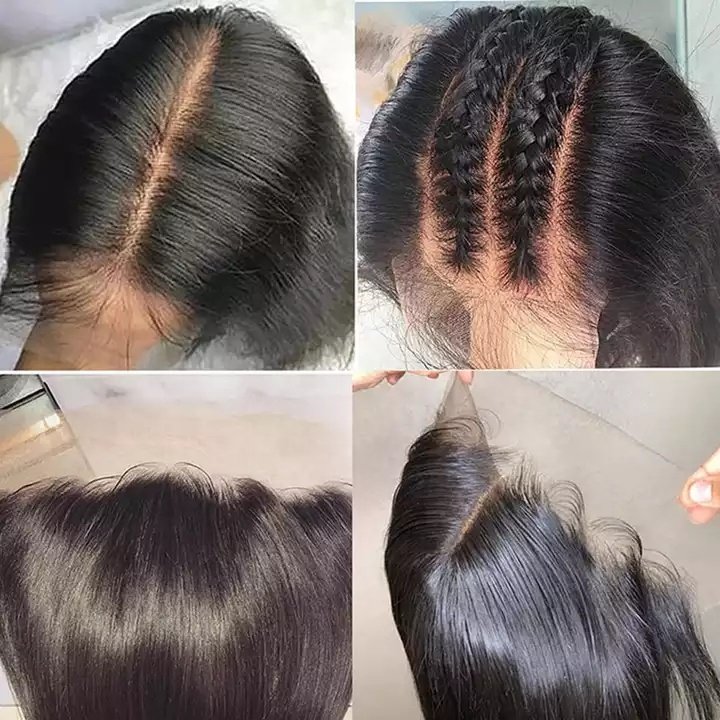 Wholesale Quality HD Lace Frontal Wig Peruvian Hair Straight 13X4 Lace Front Wigs Cuticle Aligned Virgin Hair Extension Wig