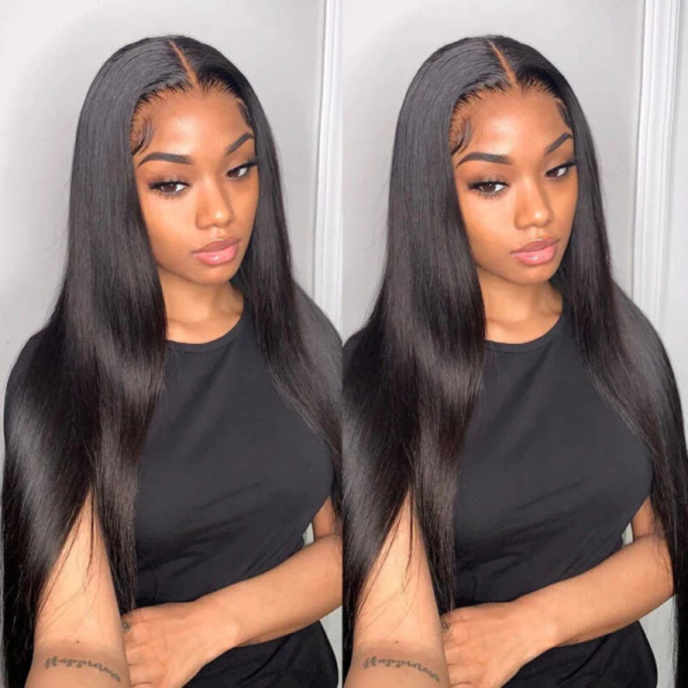 Wholesale Quality HD Lace Frontal Wig Peruvian Hair Straight 13X4 Lace Front Wigs Cuticle Aligned Virgin Hair Extension Wig
