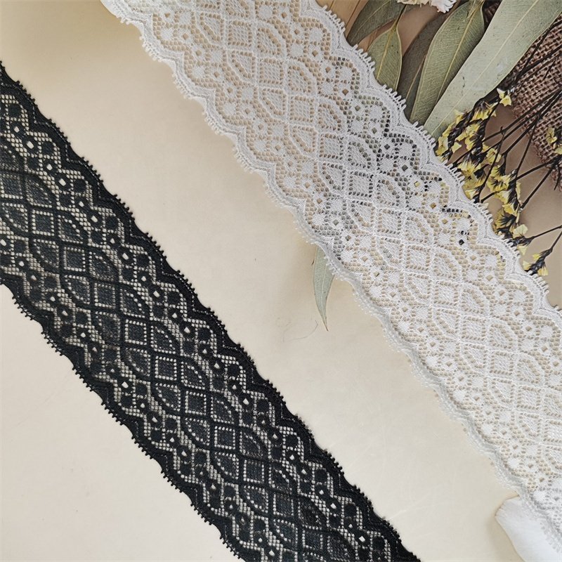 Wholesale French Bridal Lace Trim 6cm African Elastic Lace Trim