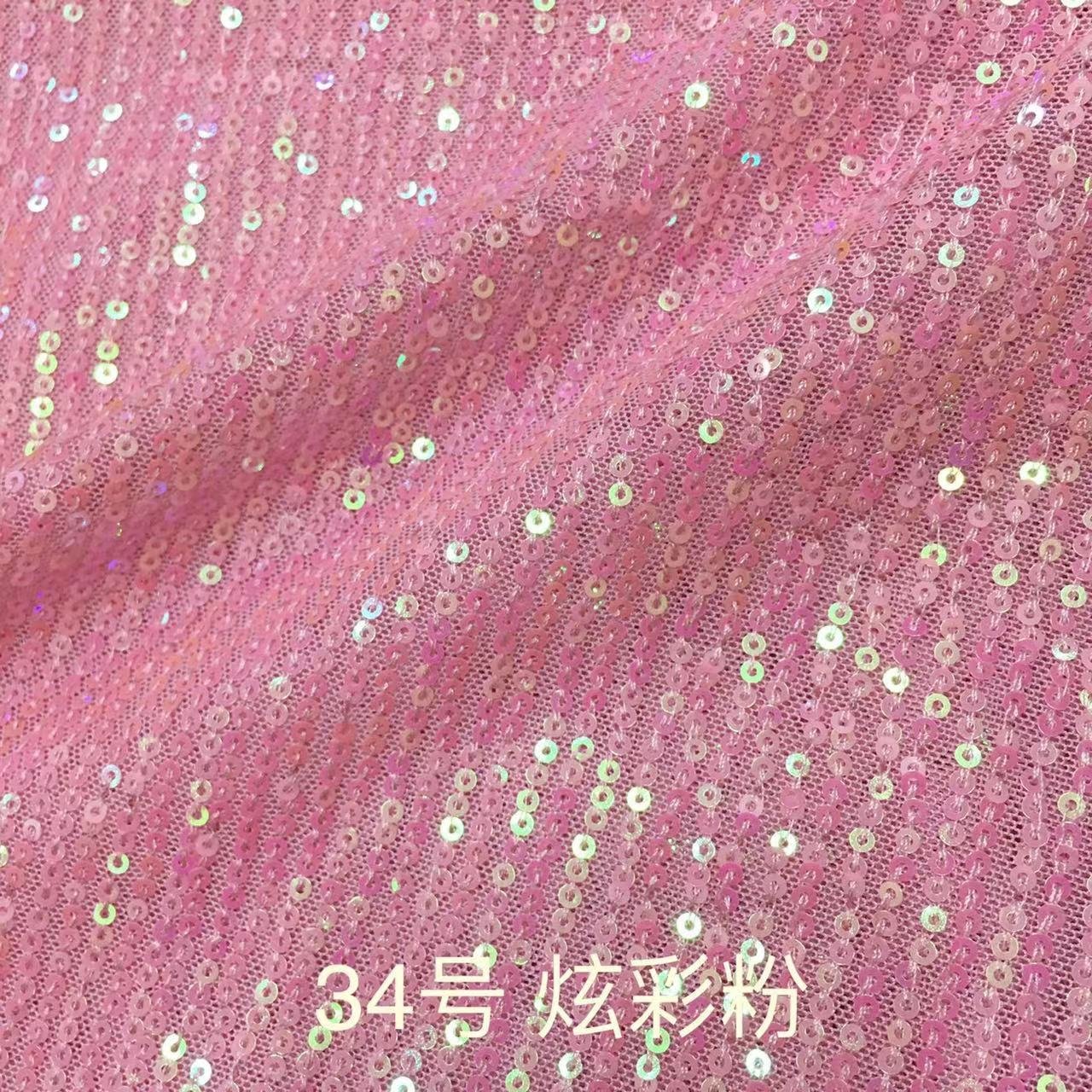 Cheap Hot Sale Fabrics Wholesale Stretch Checkerboard Stripe Sequin Fabric Black Fabric Turkey