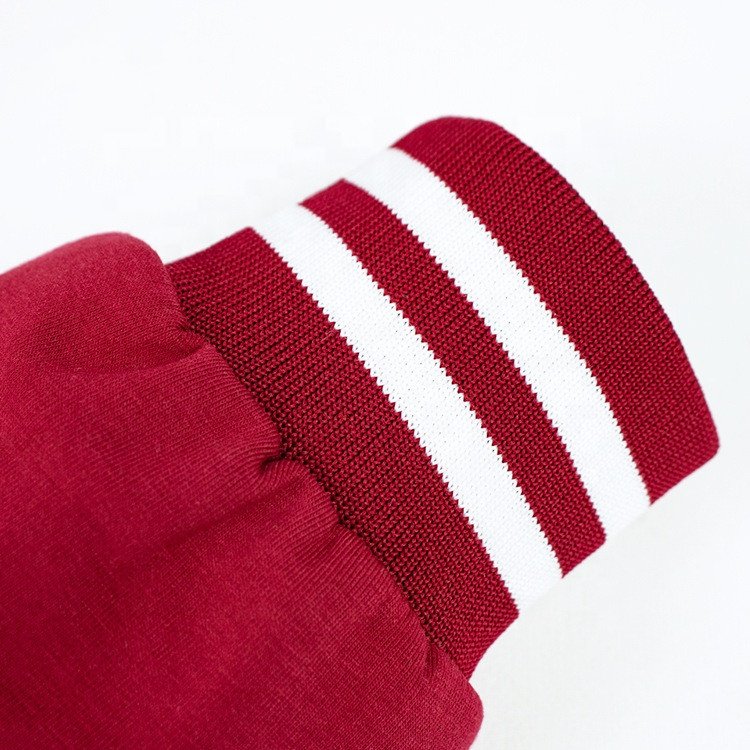 Stretch 1x1 rib knit fabric flat rib cuff