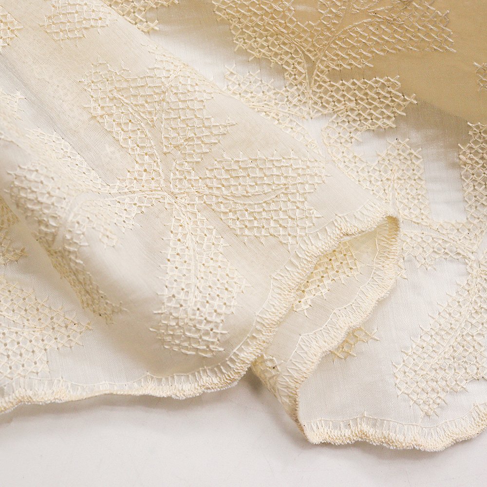 Manufacturer Wholesale embroidery fabric polyester cotton embroidery fabric for dress