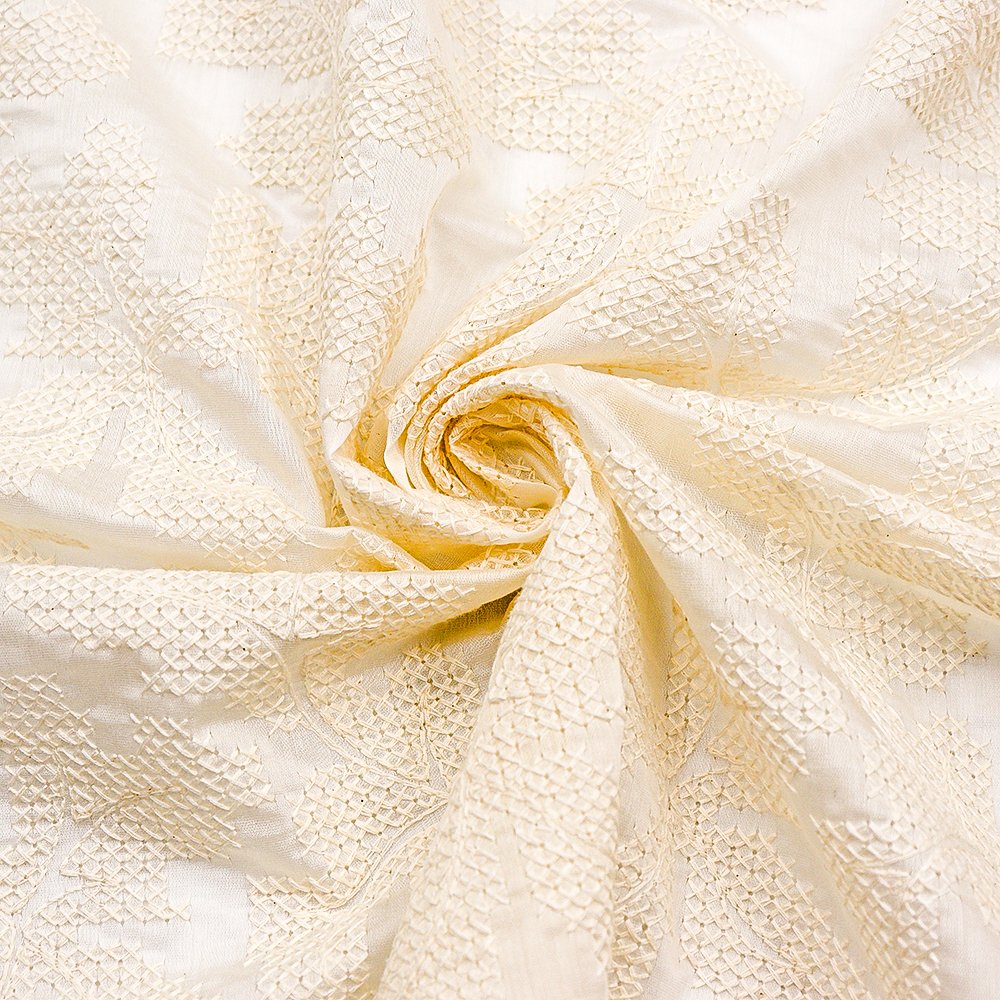 Manufacturer Wholesale embroidery fabric polyester cotton embroidery fabric for dress