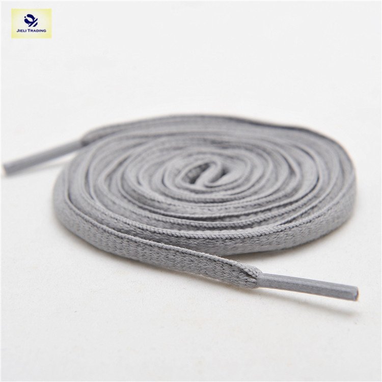 Jieli fashion multi-color Oval Semicircle running shoe laces with different length wholesale