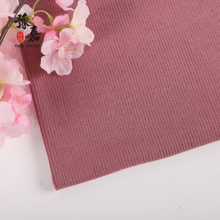 High Quality 95% Modal 5% Spandex Knitted modal rib fabric for swimwear