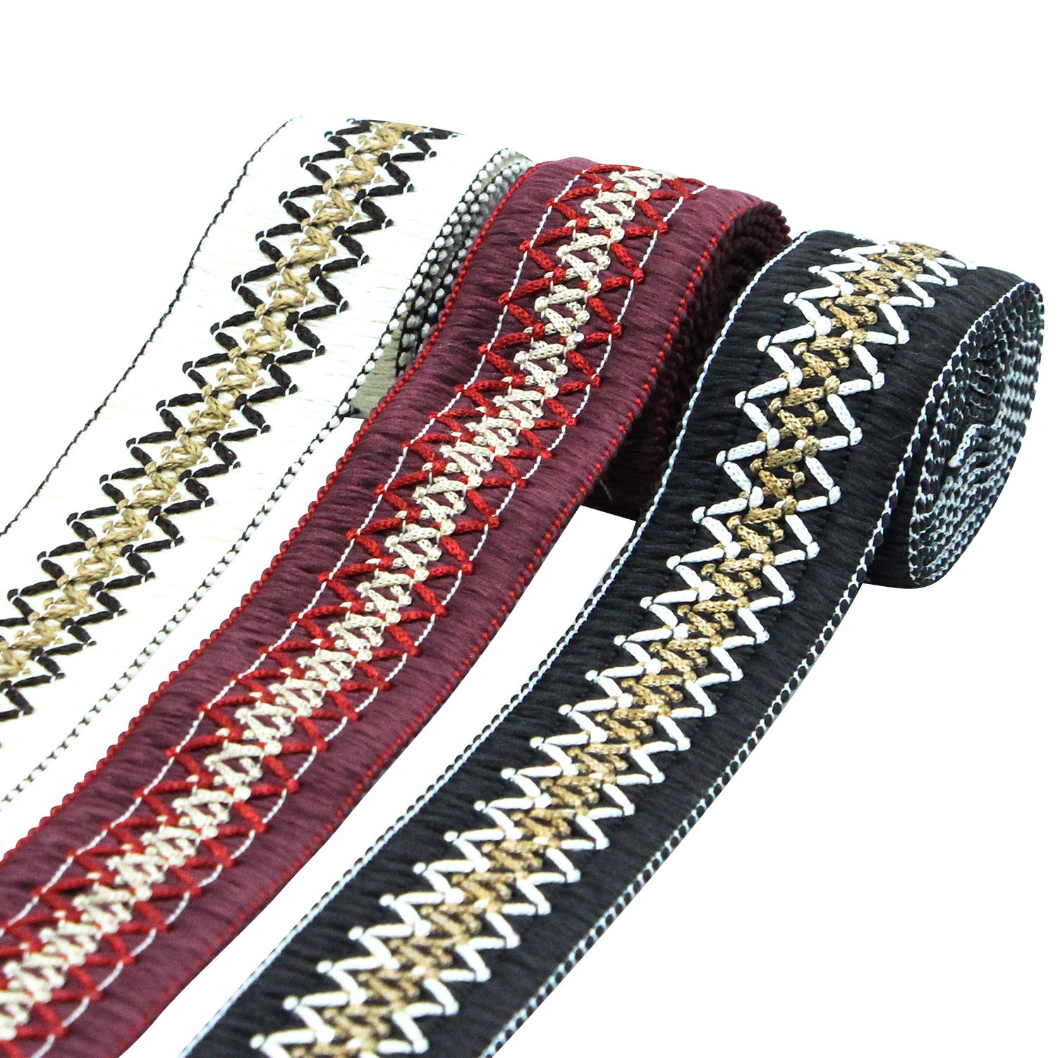 Crochet lace Fabric Embroidery Trimming Ribbon Decorative Lace Webbing Clothing Accessories Lace Trimming For Clothing
