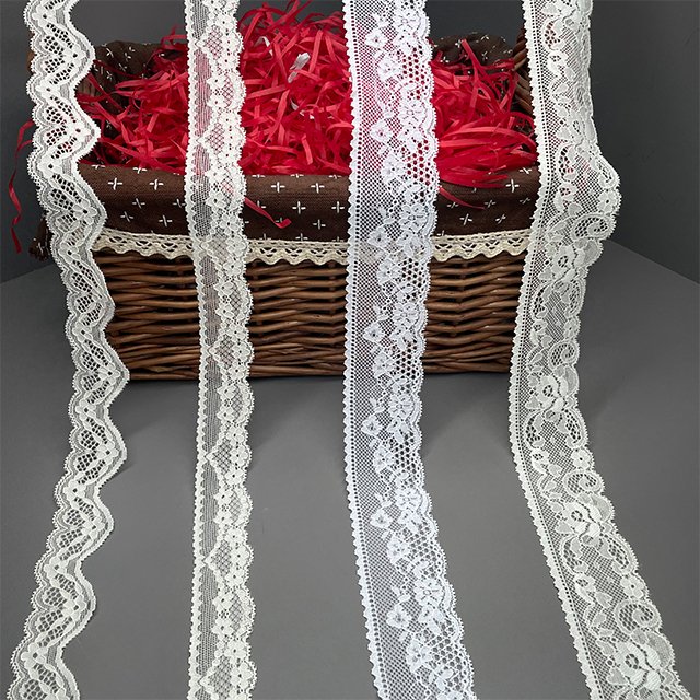 TUTON Custom Guipure French Elastic Lace 3.0/3.5/4.5/4.5 CM Trim Wholesale For Lingerie