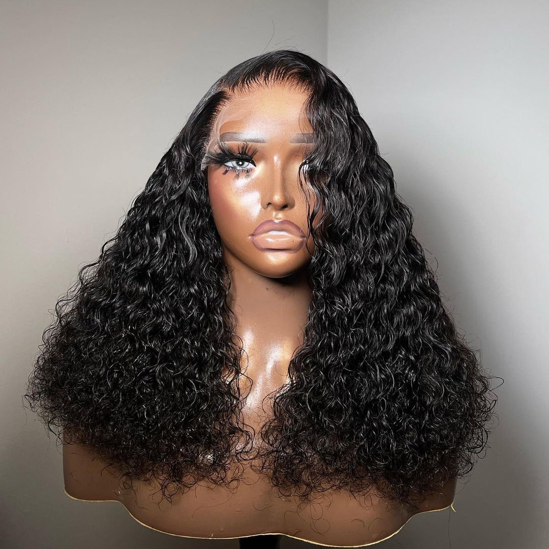 Supply Wholesale Raw Indian Hair Bob Wig Curly Wave Natural Human Hair Glueless Wigs Raw Burmese Hair Curly Short Lace Front Wig