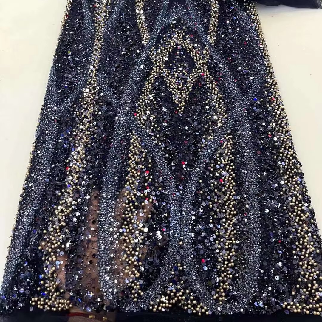 Competitive price tulle embroidery lace fabric