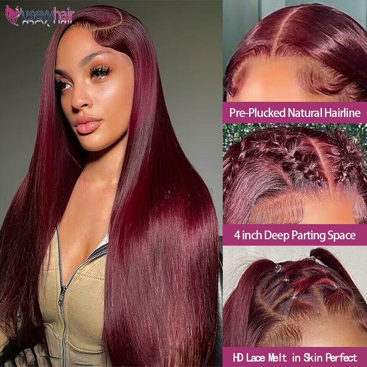 Wholesale 100% Peruvian Virgin human Hair natural Bone Straight short bob Colored wig Full Hd Lace Front Frontal Wig Vendors