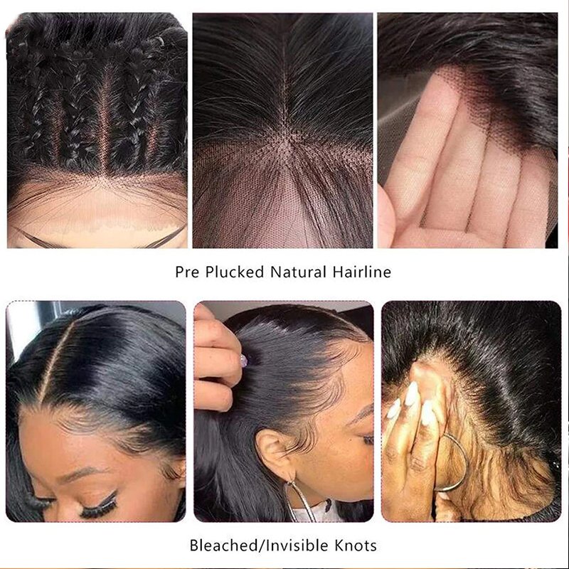 Cheap Raw Indian Straight Human Hair 360 lace Front Wig Transparent Full Lace Human Hair Wig Hd Lace Frontal Wig For Black Women