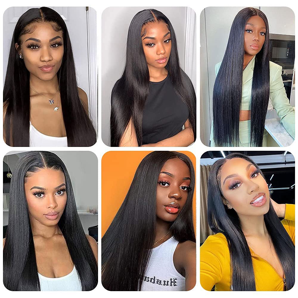 Cheap Raw Indian Straight Human Hair 360 lace Front Wig Transparent Full Lace Human Hair Wig Hd Lace Frontal Wig For Black Women