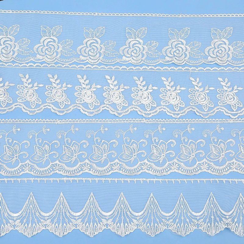 New Design Modern 5cm Lace Trim Polyamide 90% Spandex 10% Lace Trim Guipure Trimming Fabric For Clothing
