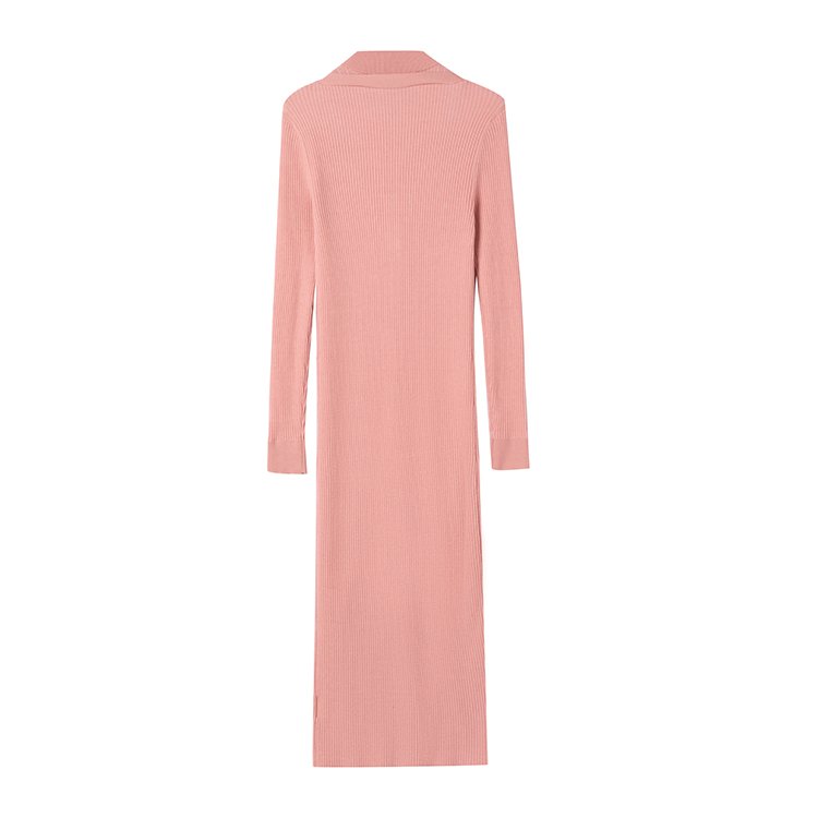 Knitted Dress Womens Irregular Light Luxury Strapless Bottoming Skirt Autumn And Winter