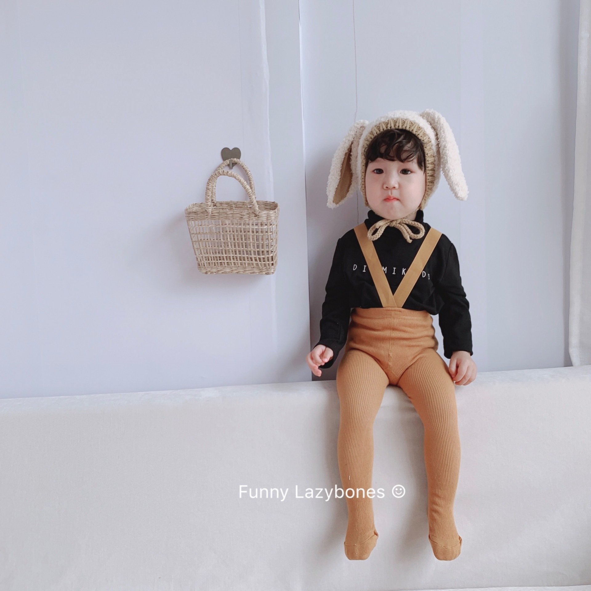Spring Infant Kids Boys Girls Knit Ribbed Cotton Suspenders High Waist Solid Colors Pantyhose Tights Pants Socks Baby Leggings