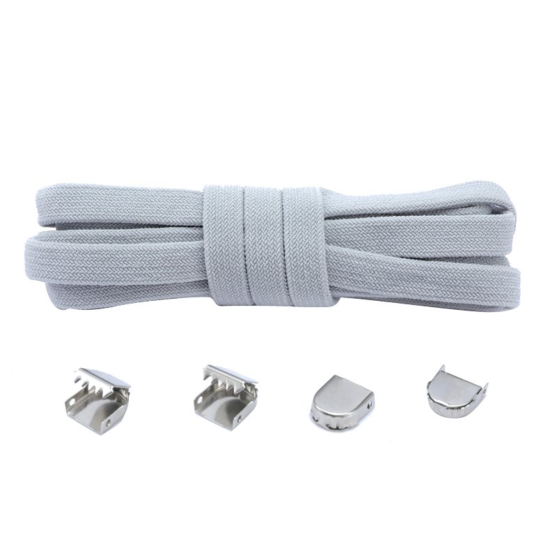 New Spandex Elastic Shoelaces With Press Lock 100cm For Sport Sneakers Adult Unisex No Tie Flat Colored Shoe Laces High Quality