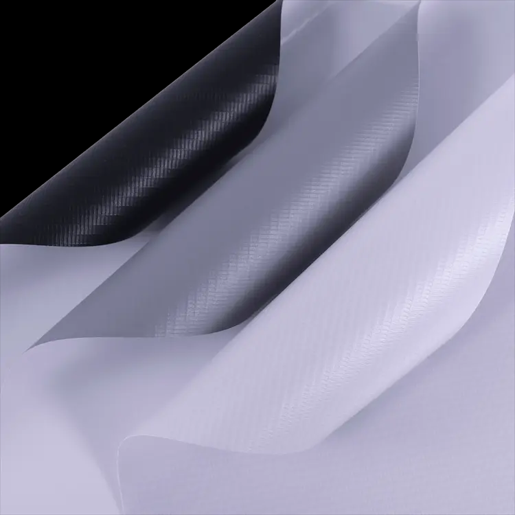 China PVC Laminated lona roll 240g 610g flex banner printable fabric for advertising