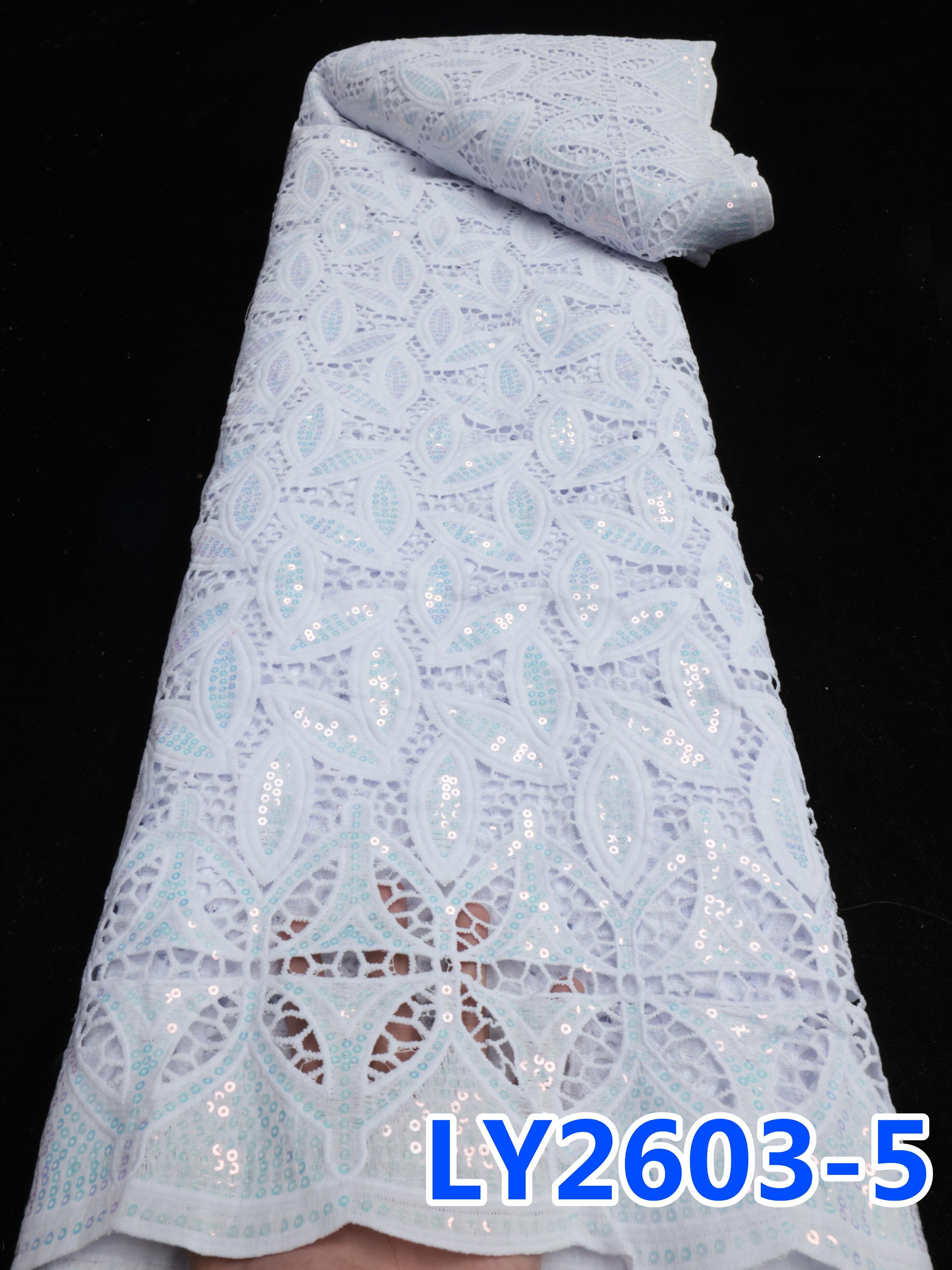 NI.AI 2024 Pure White Soft African Guipure Lace High Quality Plain Couple Cord Lace Cupion Fabric for Ladies Gentlemen Dress