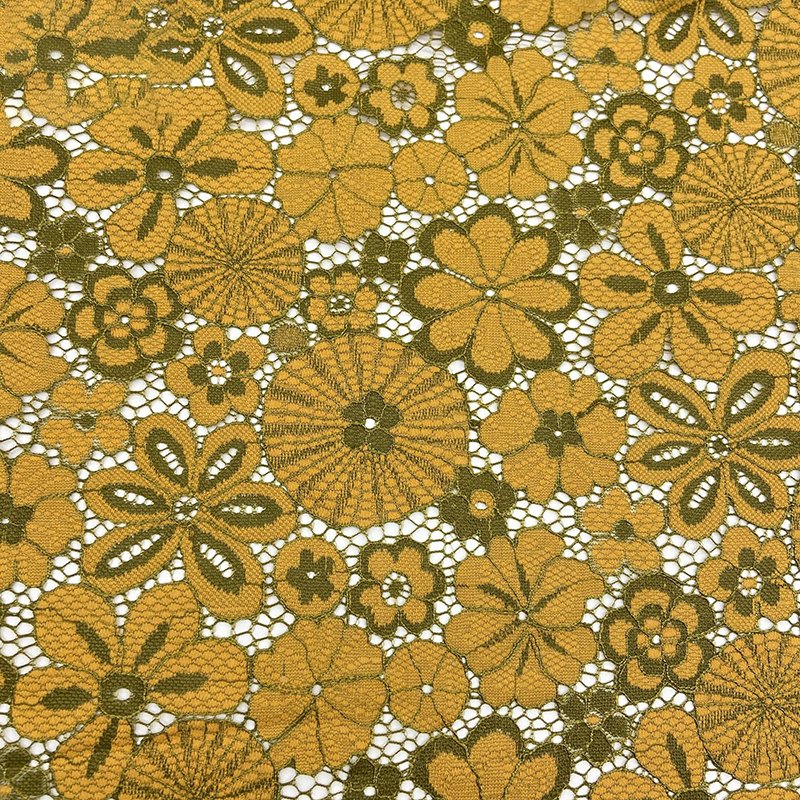 Lace Fabric Wedding Dress Nylon Cotton Guipure Embroidered Lace Fabric