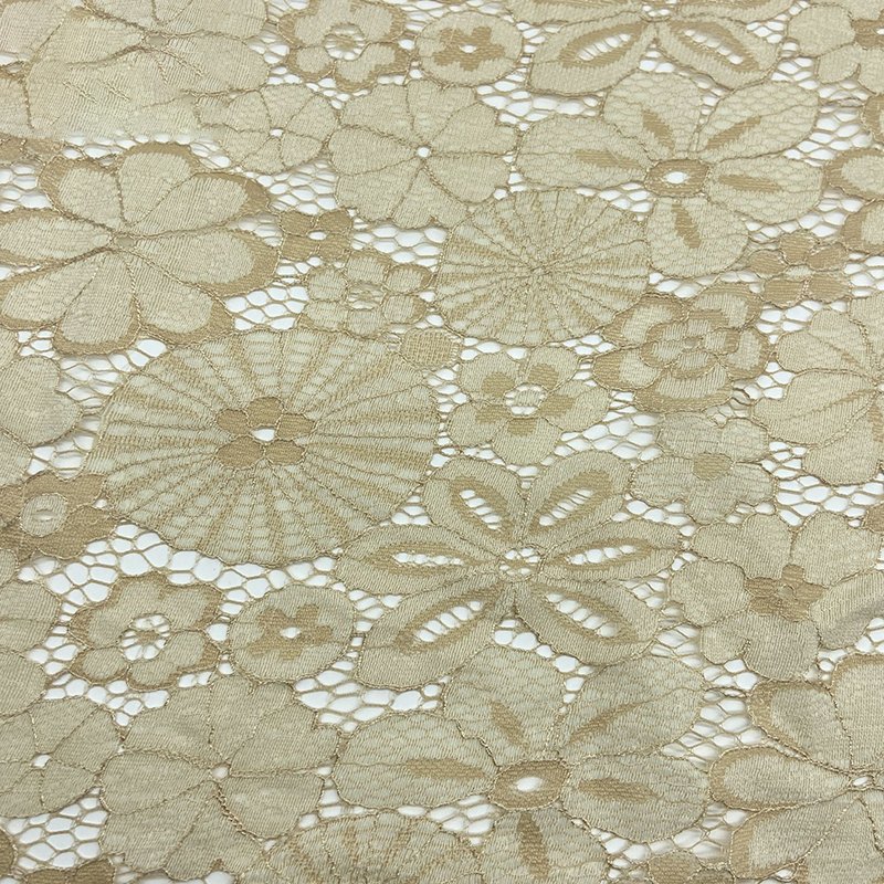 Lace Fabric Wedding Dress Nylon Cotton Guipure Embroidered Lace Fabric