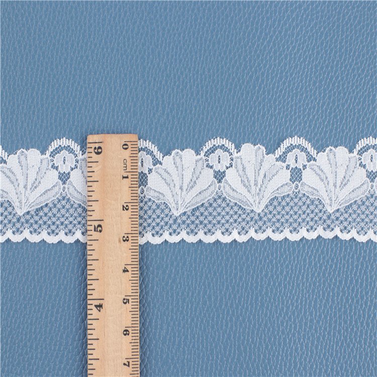 Factory Stock White 1-6cm Elastic Lace Fabric Embroidery Lace Trim Materials For clothing