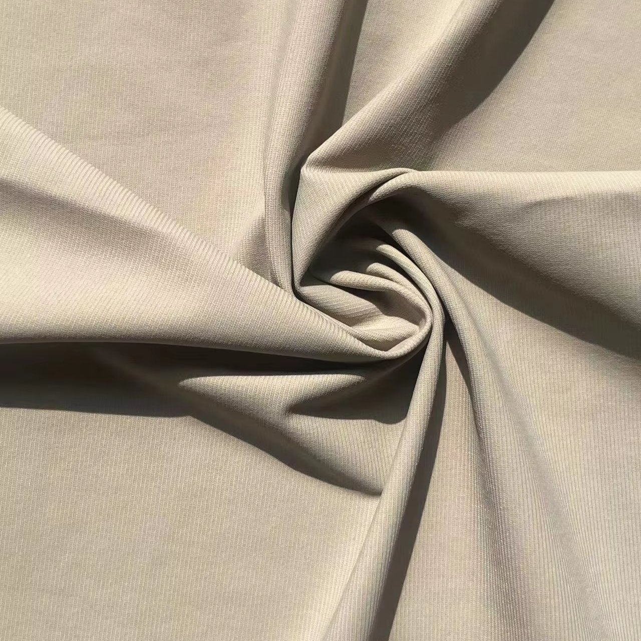 Quality Choice High Elastic Spandex Nylon Ribbed Weft Knitted Fabric For Yoga And Sportswear