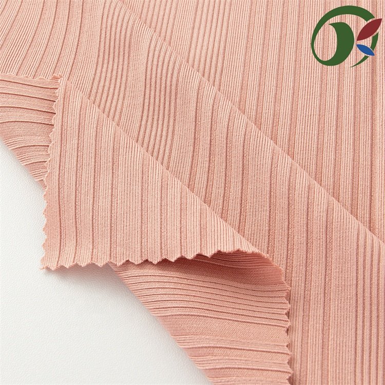 Wholesale Colorful 95% Polyester fabric 5% Spandex Wave Strip ribbed knit stretch Fabric Manufacturers