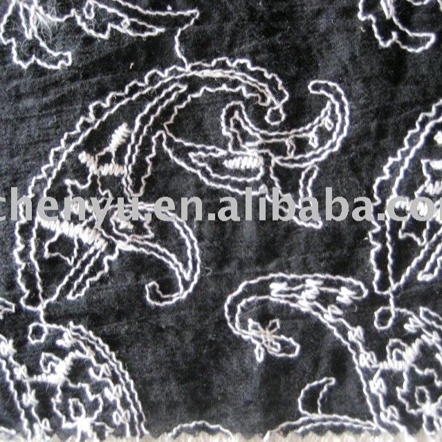 100% Cotton Wedding Dress African Supplies Wholesale Crinkle Embroidery Parts Fabric