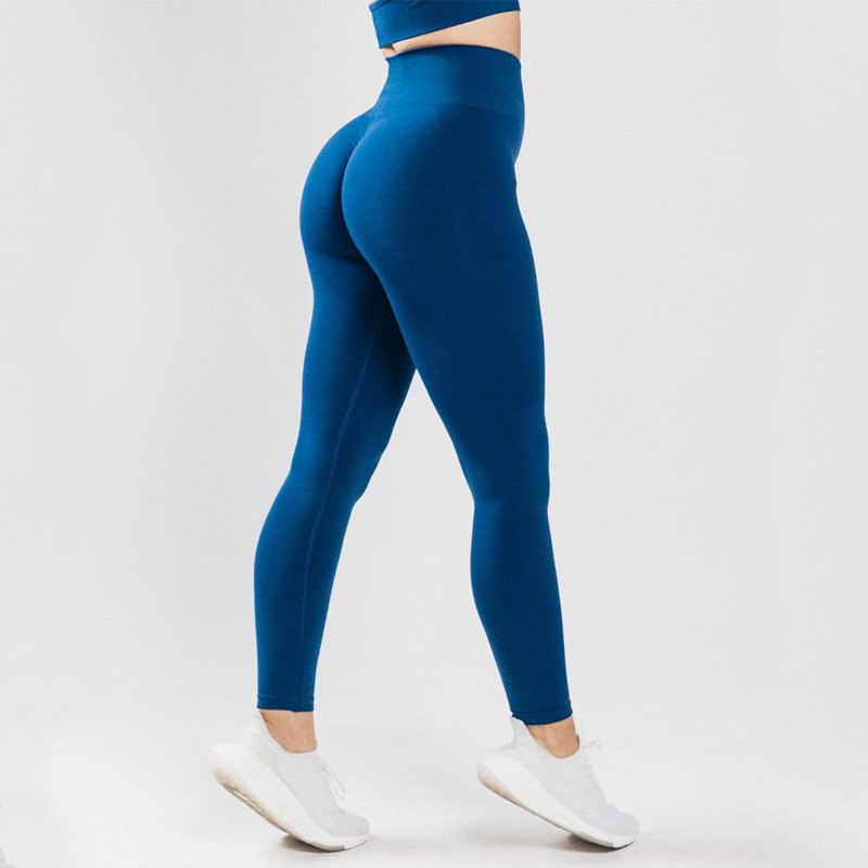 2024 Custom Logo Spandex Sportswear Women High Waist Yoga Pants Gym Workout Tight Fitness Clothings Butt Lift Seamless Leggings