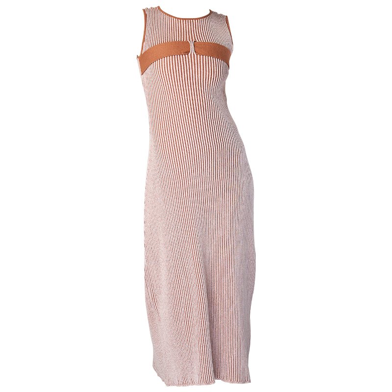 2023 Hot Selling Elegant Young Solid Color Temperamental Commute Knitted O Neck Long Sleeve Dress For Women
