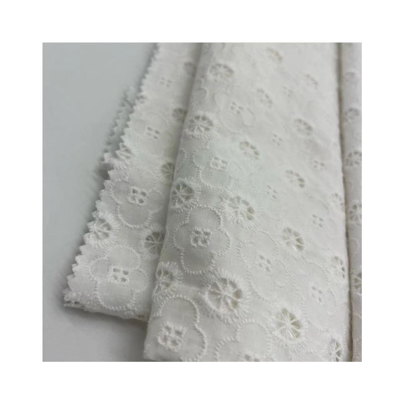 High quality textile floral embroidery fabric for dresses for home textile beautiful and practical