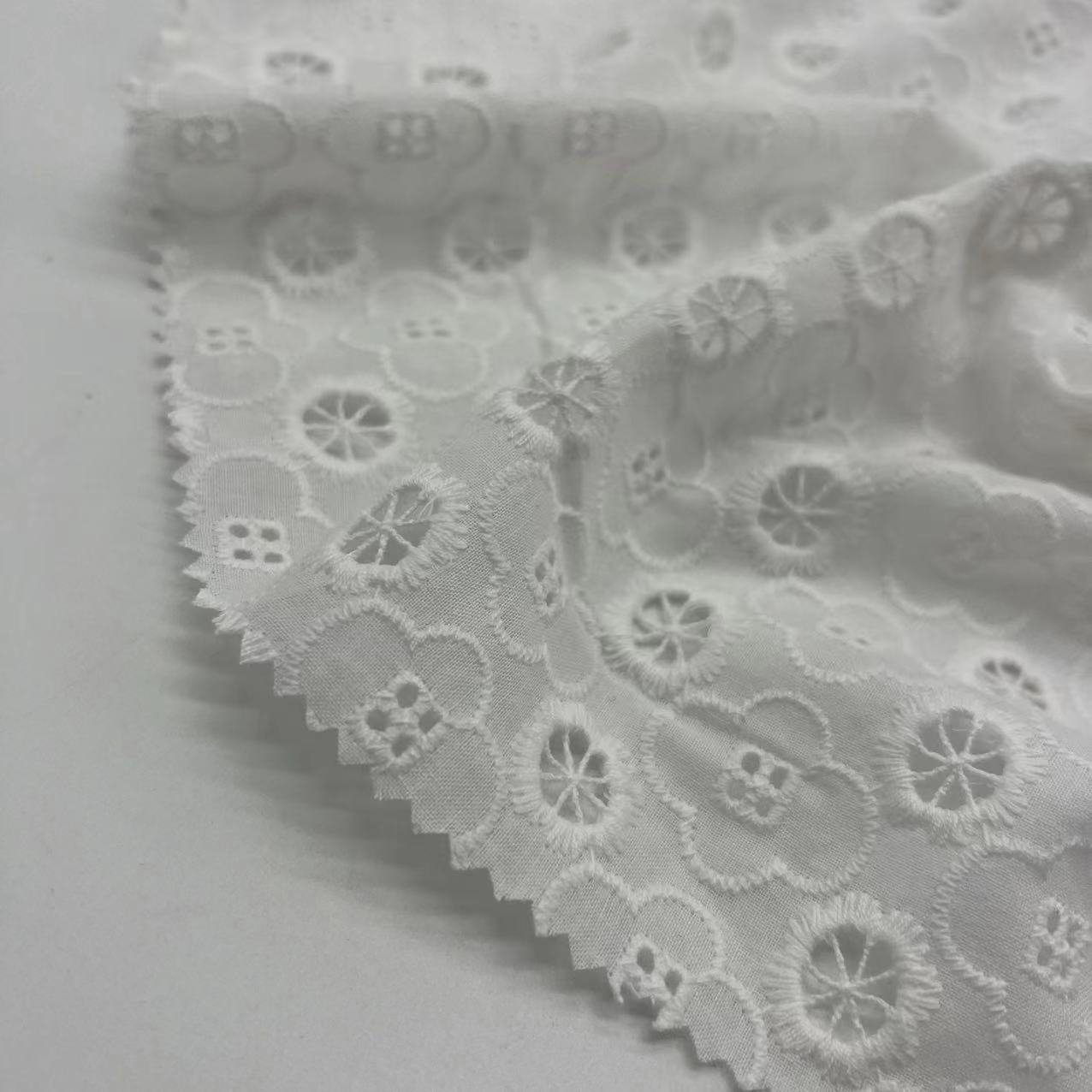 High quality textile floral embroidery fabric for dresses for home textile beautiful and practical