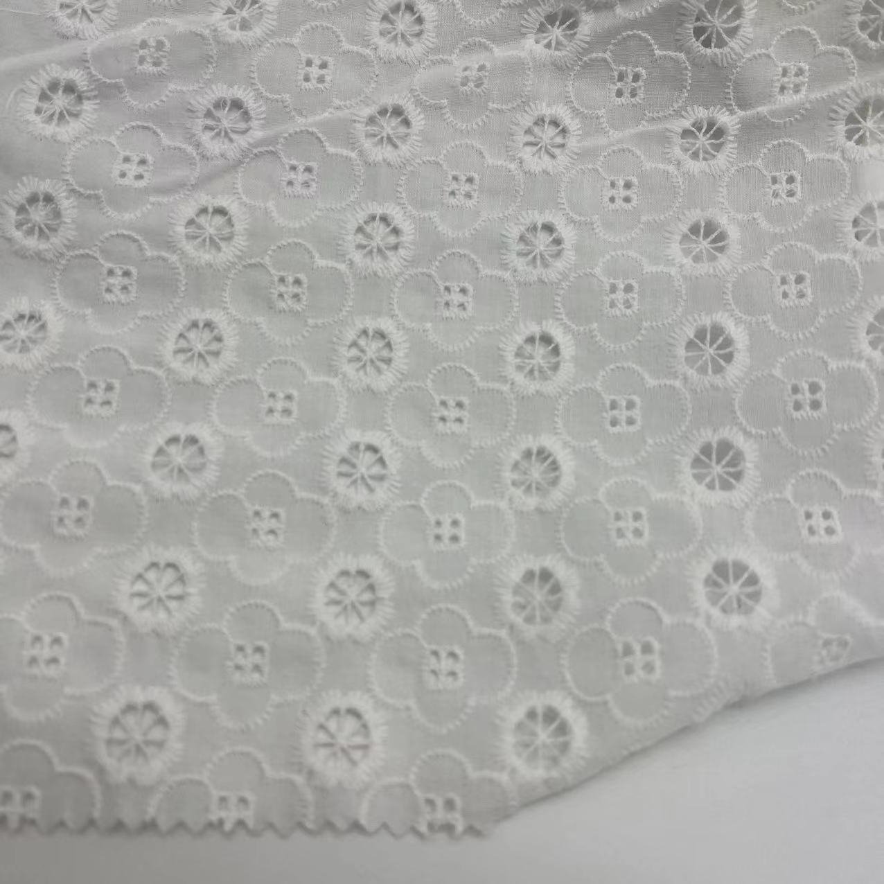 High quality textile floral embroidery fabric for dresses for home textile beautiful and practical