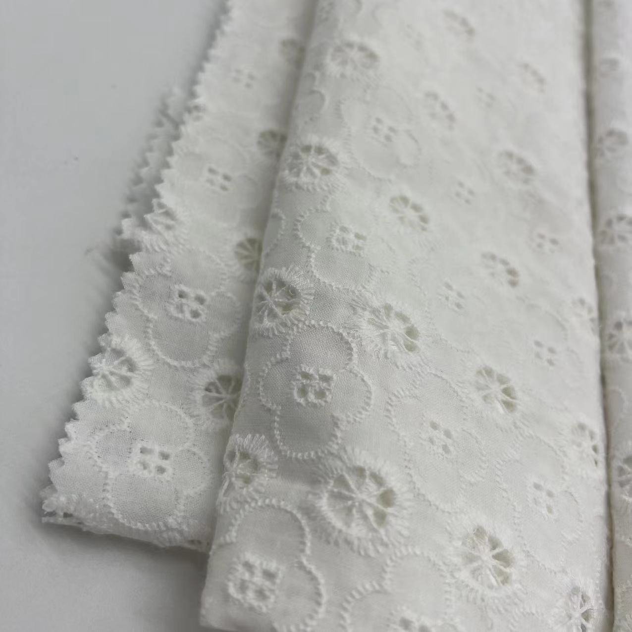 High quality textile floral embroidery fabric for dresses for home textile beautiful and practical