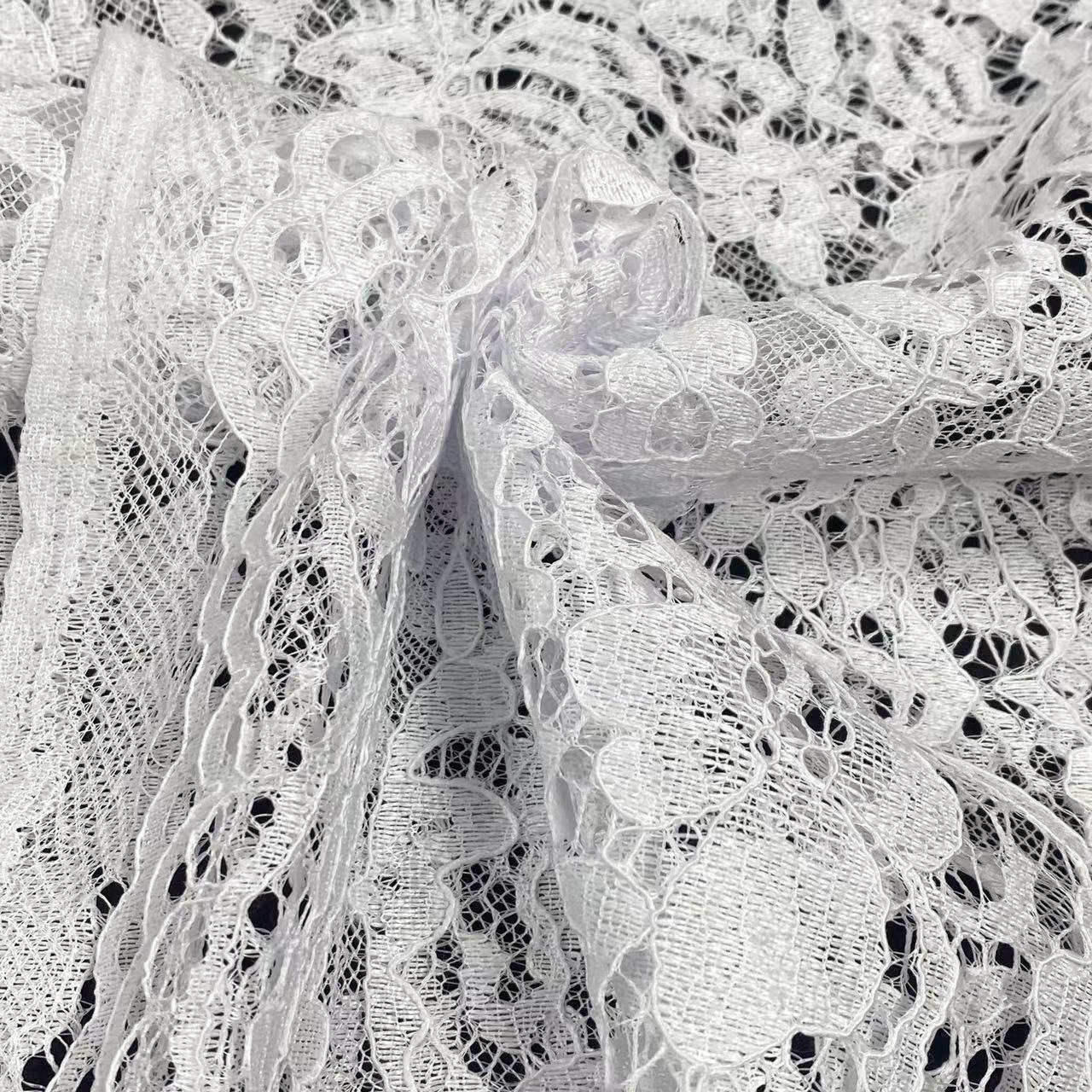 100% polyester lace fabric,Flower lace embroidery fabric,wedding dress lace fabric for women,Soft ,Multi-color custom,wholesale